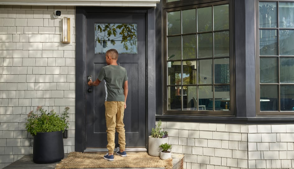 Vivint Smart Lock on home in Abilene